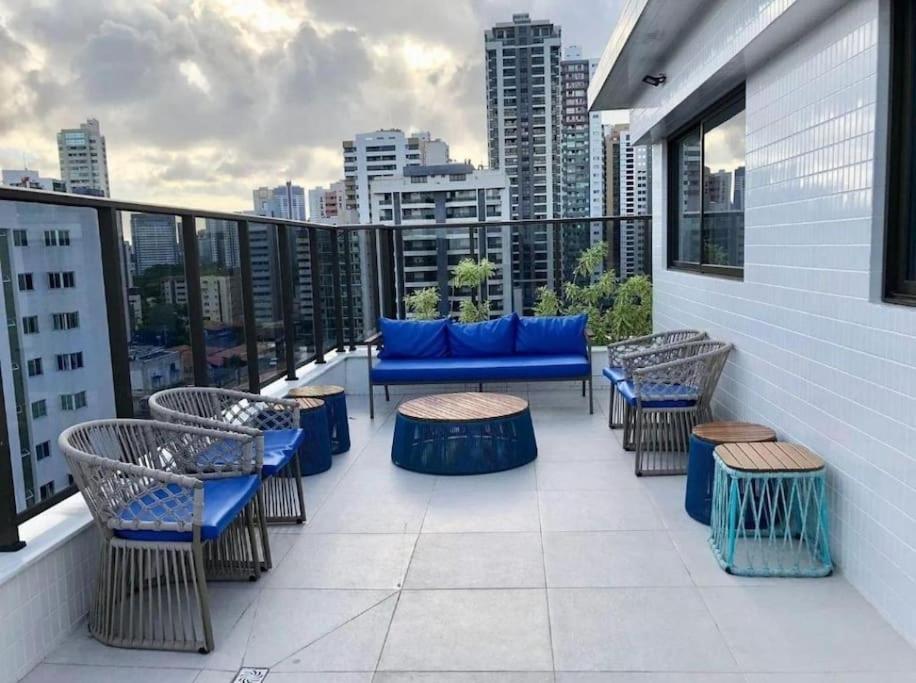 Apartamento Em Joao Pessoa Compact Tambau Flat Esterno foto